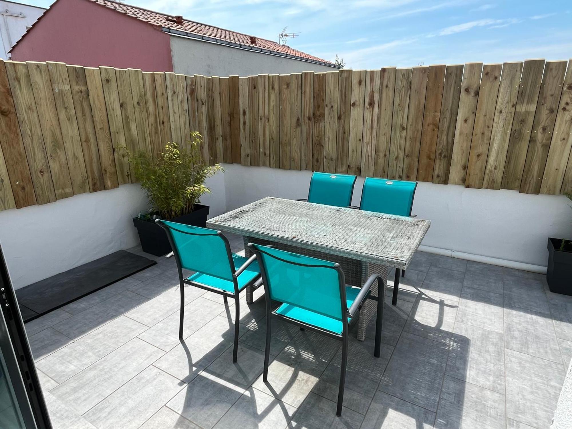 La Tranquilite Bleue - Maison Avec Parking Cloture Les Sables-dʼOlonne Exterior foto